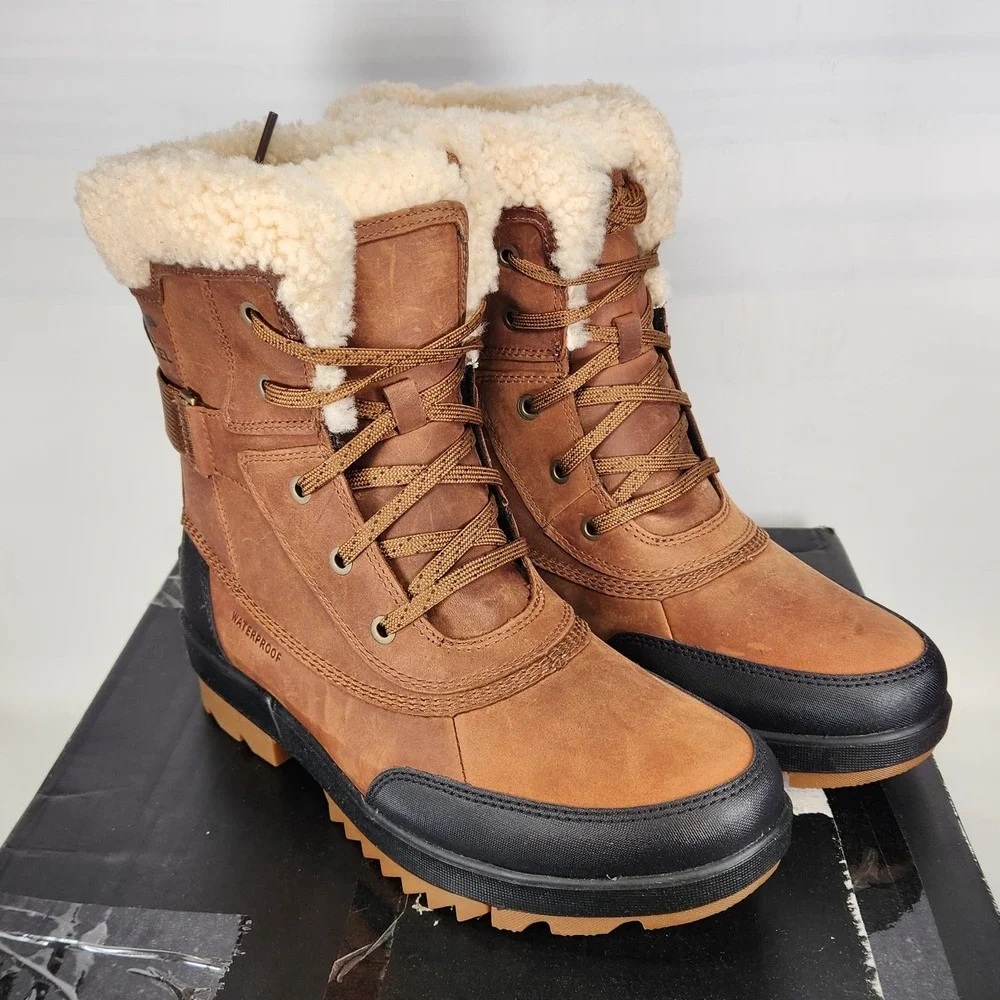 Sorel Tivoli IV Parc Boot Women Size 10.5 Velvet Tan Waterproof Insulated Boot